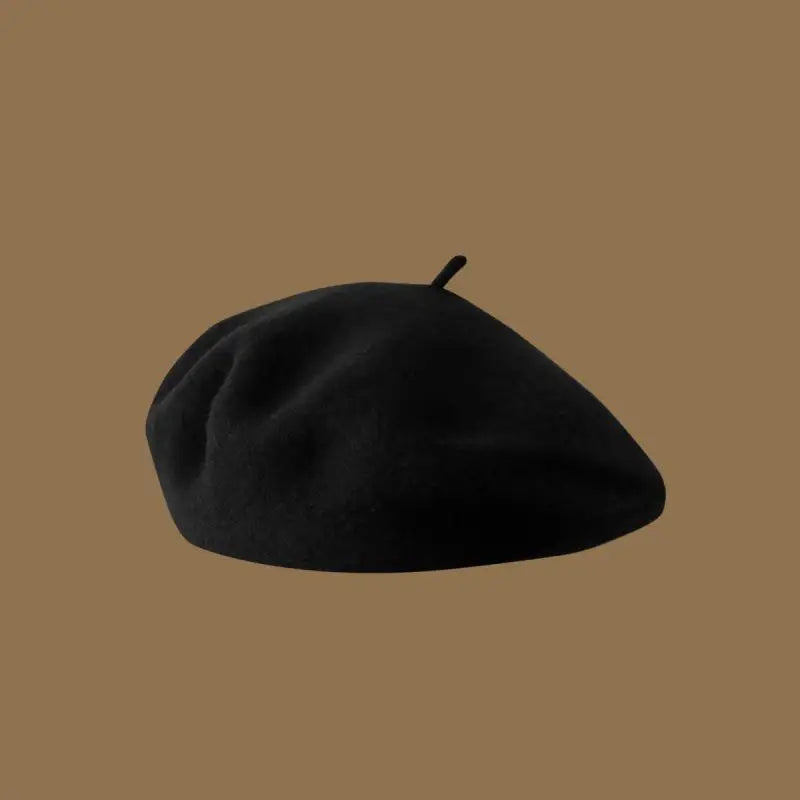 Klassisk basker – unisex i svart
