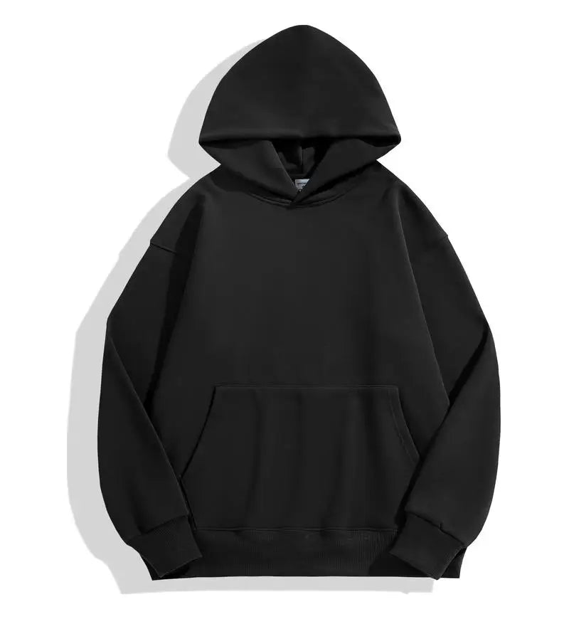 Oversized hoodie i svart